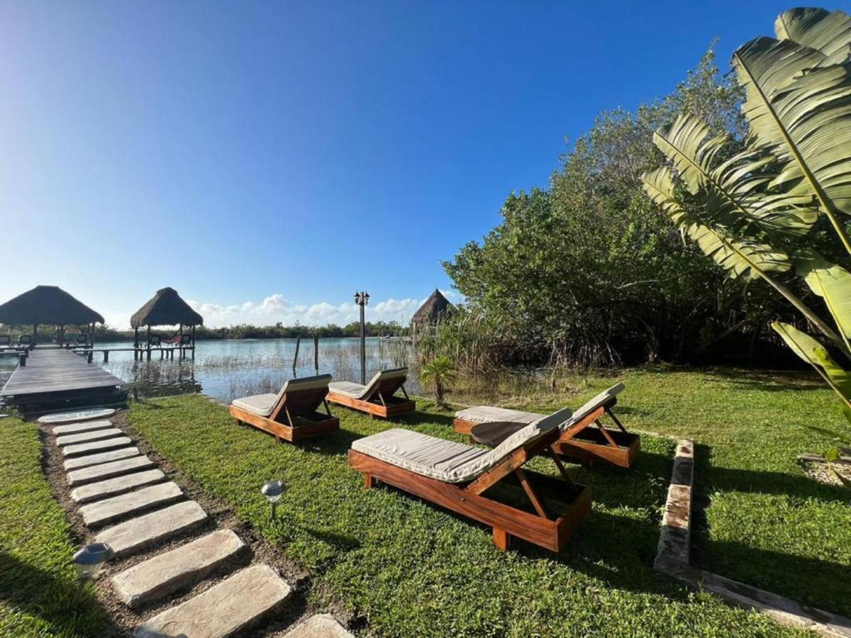 Casa Shiva Bacalar By Mij Acomodação com café da manhã Exterior foto